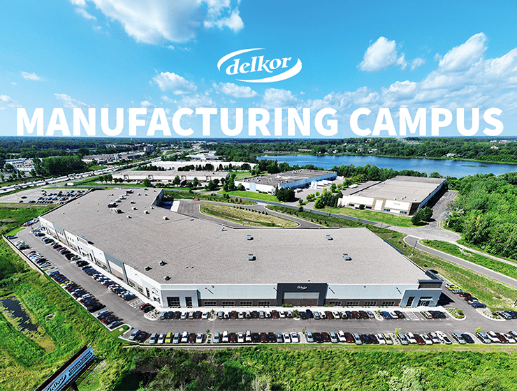 A birds eye view of Delkor's manufacturing campus A birds eye view of Delkor's manufacturing campus