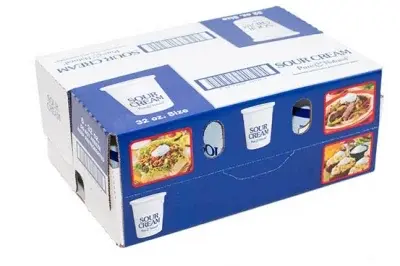Case pack RSC FSC with graphic design for rigid containers Case pack RSC FSC with graphic design for rigid containers