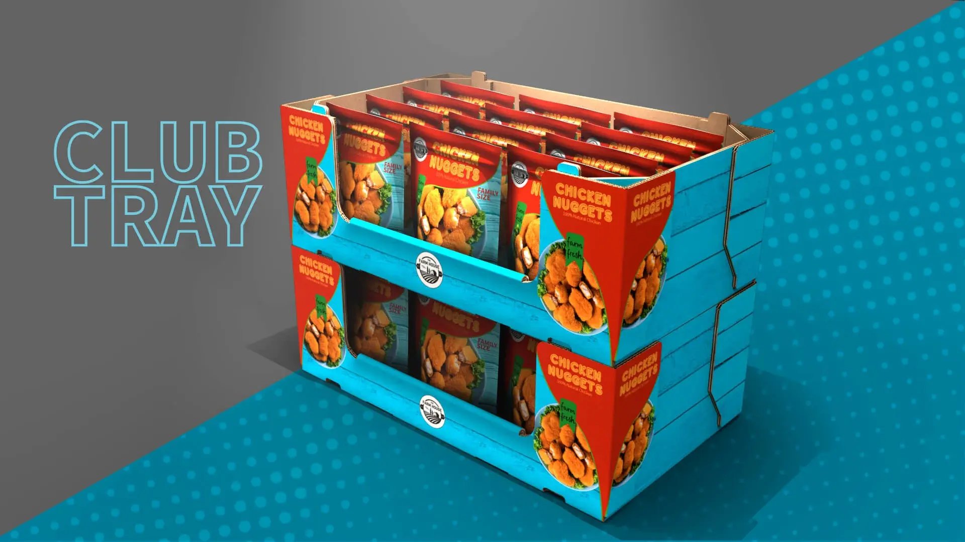 Delkor Club Store Tray Non Branded Chicken Pouches Delkor Club Store Tray Non Branded Chicken Pouches