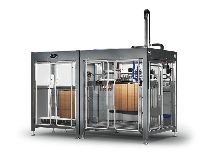 A side profile view of Delkor's Trayfecta X Series Former