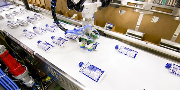 This Cartoning Machine perfectly integrates with Delkor's case packers This Cartoning Machine perfectly integrates with Delkor's case packers