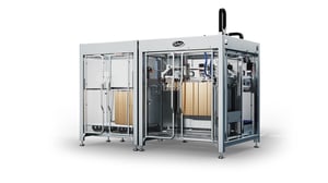 A side profile view of Delkor's Trayfecta X Series Former