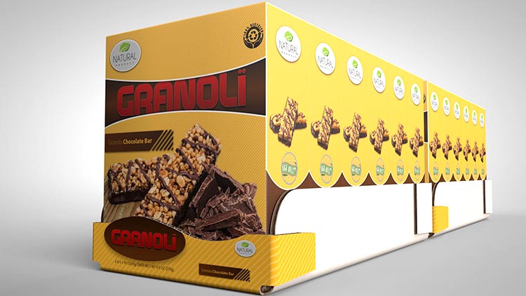 Bakery packaging retail ready package design Turbo Case for rigid containers Bakery packaging retail ready package design Turbo Case for rigid containers