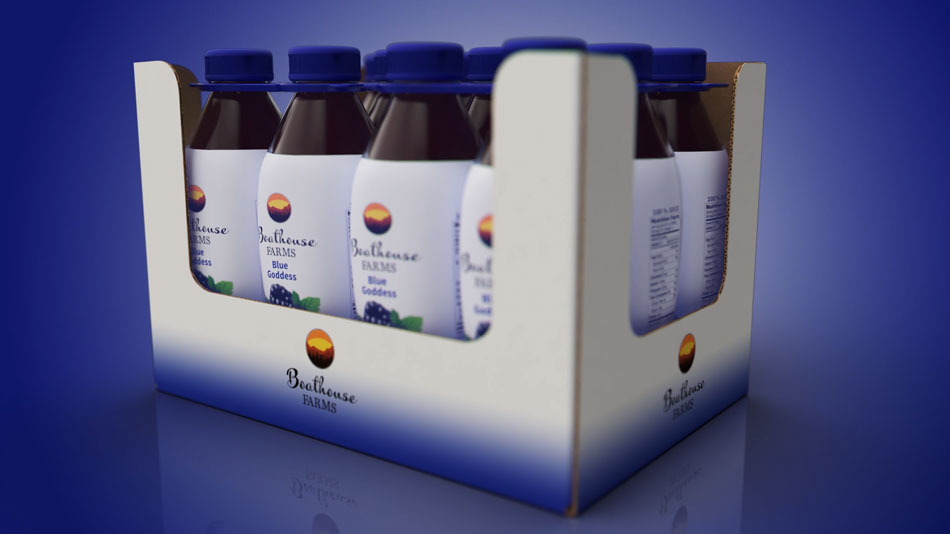 Beverage packaging retail ready tray design Beverage packaging retail ready tray design