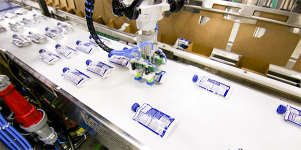 This Cartoning Machine perfectly integrates with Delkor's case packers This Cartoning Machine perfectly integrates with Delkor's case packers