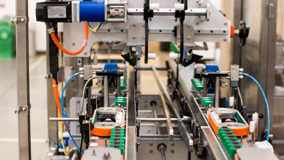 Case sealer Capstone F's inner workings