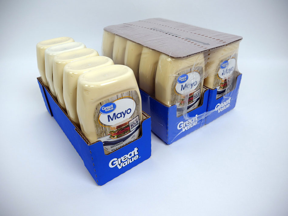Condiment Sauce packaging shelf ready design Delkor Turbo Case Condiment Sauce packaging shelf ready design Delkor Turbo Case