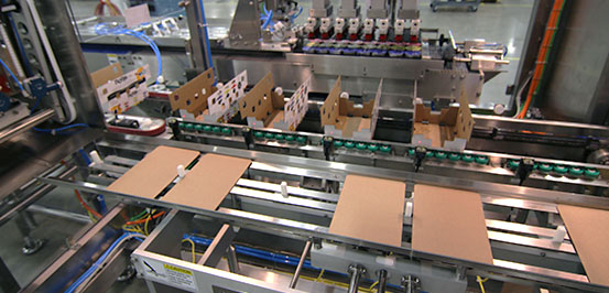 Fragile lid case packer can easily be configured to load cups and tubs with top pads if needed Fragile lid case packer can easily be configured to load cups and tubs with top pads if needed
