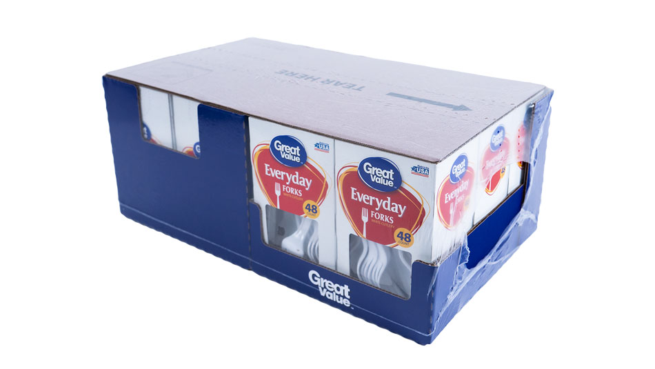 Household product packaging shelf ready design Delkor Turbo Case