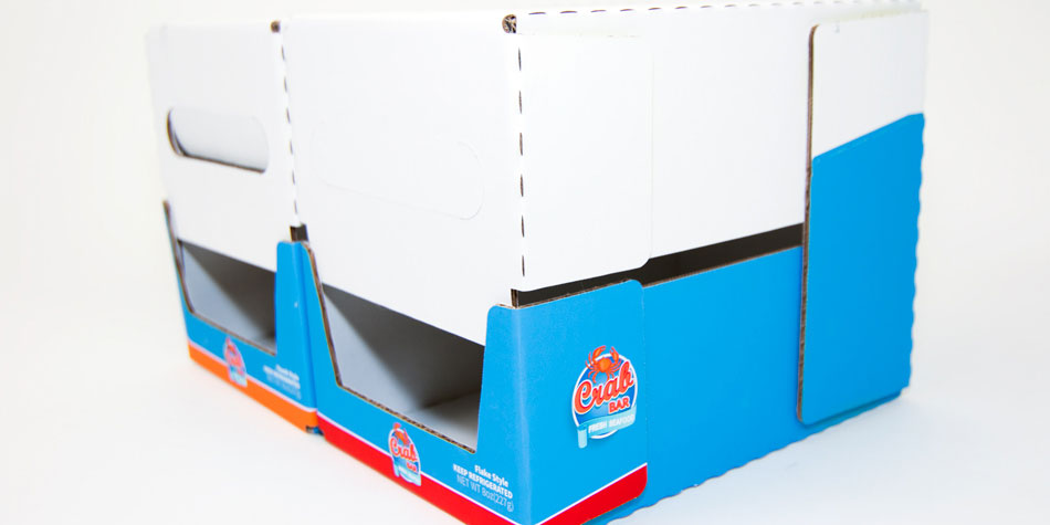 Shelf ready packaging with combined cases for an efficient solution for multi-flavored products