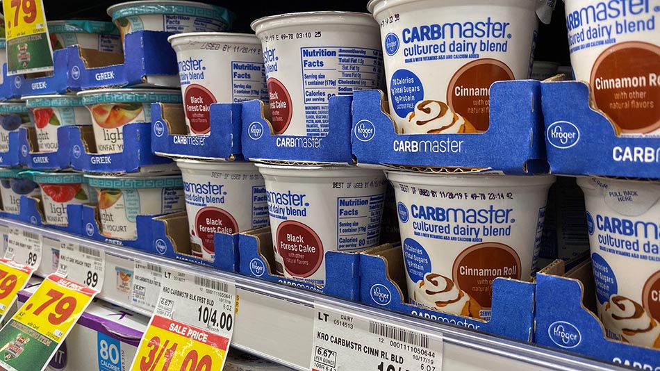 KROGER’S PREFERRED RETAIL READY PACKAGE IN THE DAIRY AISLE
