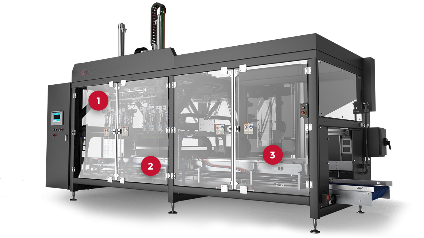 Top Load multi format case packer | Contact MG-TECH