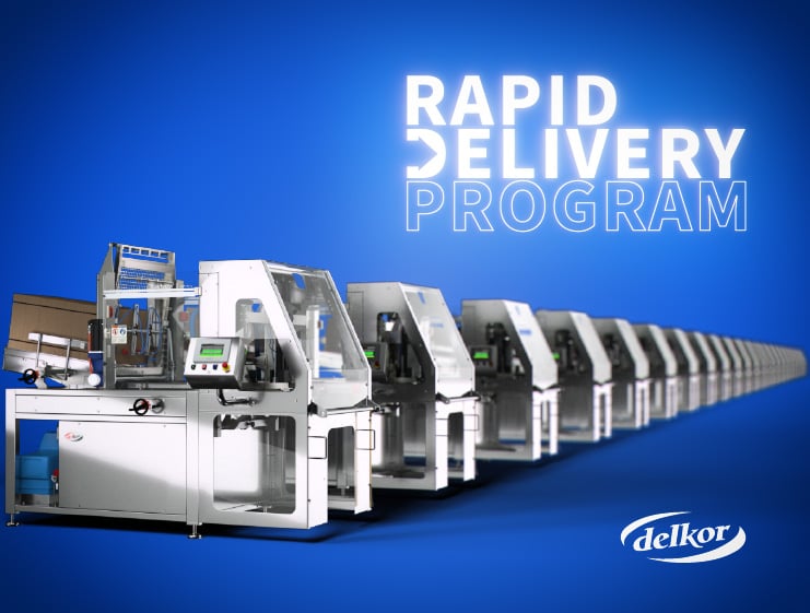 Delkor's Rapid Delivery Program allows fast shipment of Delkor Formers and Closers